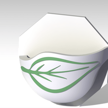 interior plant plot home pot design beautiful inside wall 3d print model - Mito3D