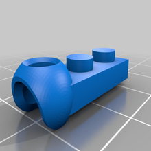 pavés emboîtement modibot adaptateur joint rotule verrouillage autobloquants lego compatible stopmotion stopmotionanimation construction_toys 3d print model - Mito3D
