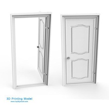 internal door home diorama 3d printable gate game house thumbnails scale tamiya 3d print model - Mito3D