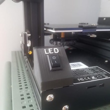 porta interna stampante 3d di illuminazione vari stl ender 3 pro luce led il pulsante manopola titolare interruttore 3d print model - Mito3D
