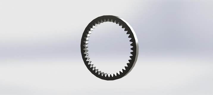 internal gearing gear gear mechanism mechanics engineering internal  3d print model - Mito3D