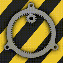 internal gears module 1 tool gear set kit mechanism mecanical skyworker 3d print model - Mito3D