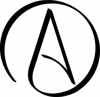 International Atheist Symbol Symbol 3d Drucken 3d print model - Mito3D