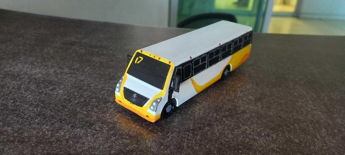 Uluslararası sc otobüs 3d print model - Mito3D