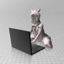Internet Troll Skulpturen 3d print model - Mito3D