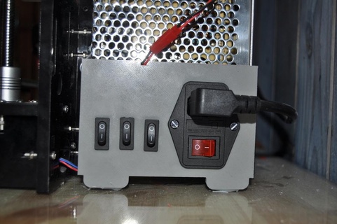 interruptor red a8 cambiar cable ventilador iec320 LED 3d impresora accesorios 3d print model - Mito3D