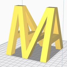 interseção cartas arte 3d geometria decorativo decoração mesa escrivaninha acessório experimentar geometrias iniciais cruzando crachá enfeite enfeites estranho 3d print model - Mito3D