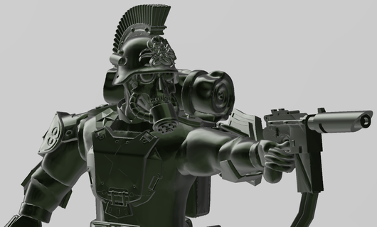 interstellar Armee Idiot 23rd sar grubenkl rerhauptmann 3d print model - Mito3D