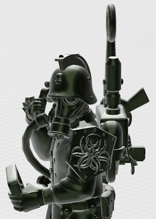 interestelar exército idiota 23rd sar homens toupeira voxmann 3d print model - Mito3D