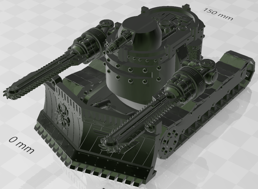 interstellaire armée imbécile 23rd sar motorisé brigade tunnelkriecher 3D print model - Mito3D