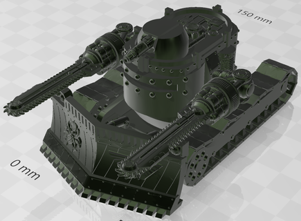 interstellar Armee Idiot 23rd sar motorisiert Brigade tunnelkriecher 3d print model - Mito3D