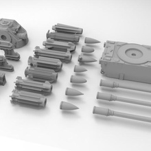 interstellare esercito anti-aria di artiglieria art modelli wargame il serbatoio scifi sam in miniatura aaa 28mm 3d print model - Mito3D