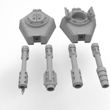 interstellar army flame tank turrets game miniature wargaming scifi 28mm 3d print model - Mito3D