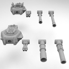 interstellar army infantry fighting vehicle turrets game miniature wargaming scifi apc tank 28mm 3d print model - Mito3D