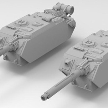 interestelar ejército lemoine russel zerst rer juego 28mm tanque destructor scifi wargaming en miniatura 3d print model - Mito3D