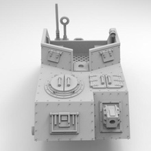 interstellar army scout middle art models wargaming tank scifi miniature 28mm 3d print model - Mito3D