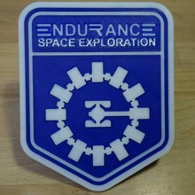 interstellar endurance badge art coins badges spaceship movie misson patch emblem christopher nolan 3d print model - Mito3D
