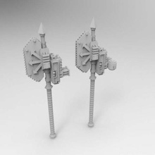 interstellare portieri catena-mop art modelli warhammer custodi 40k 28mm 3d print model - Mito3D