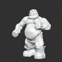 interestelar ogro base corpo 3d trabalhos martelo guerra 40k jogos 3d print model - Mito3D
