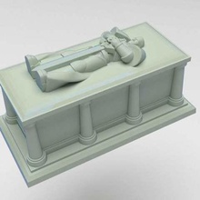 interstellar soldier casket game toy accessories zmr250 warhammer tomb space onager mechanicus marine grave dunecrawler conversion coffin admech adeptus 40k 32mm 30mm 28mm 25mm 3d print model - Mito3D