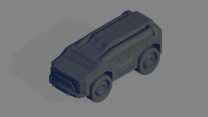 intervención efectivo vehículo juego juguete regalo guerra ejército luchando tanque arte fuerza mecánico detalles 3d print model - Mito3D