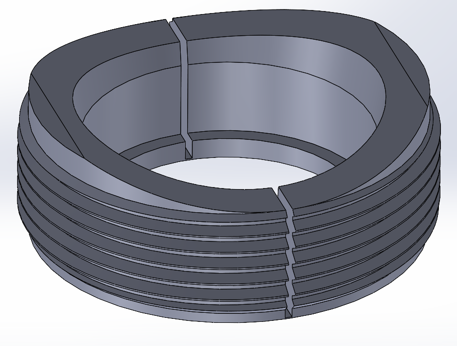 intex b filter to hose adapter gadget pool 3D print model - Mito3D