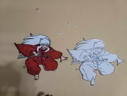 inuyasha wall art anime signs fan decoration sign 2d 3d print model - Mito3D