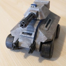 envahisseur agression petit chariot 3d print model - Mito3D