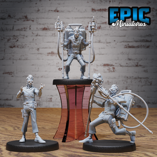 inventor joseph set dnd miniature tabletop miniatures gamigng monster 3d model rpg dndminis stl file epic-miniatures dndminiatures 3dprint 3dminiature printedminis 3dprinting dungeon fantasy roleplaying dragon warrior undead pre-supported 3d print model - Mito3D