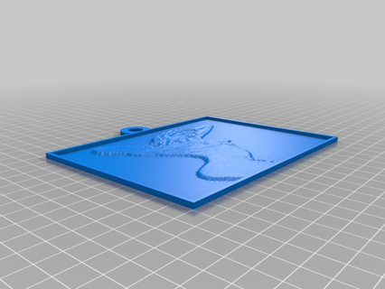 invertir pie personalizado 2d Arte 3d print model - Mito3D