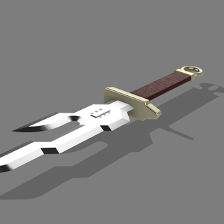 inverted spear heaven 3d print model - Mito3D