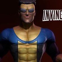 invincible-30cm-12 pieces invicible omini-man amason prime animation 3d print model - Mito3D