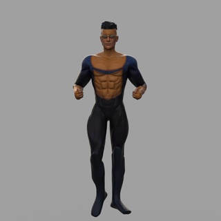 invencible omni man cómic superhéroe 3d print model - Mito3D