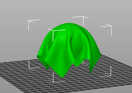 invisiball invisível pano simulação ilusão 3d print model - Mito3D