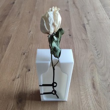 invisible vase la maison voir de fleur 3d print model - Mito3D