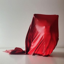 mujer invisible art paño 3d print model - Mito3D