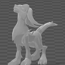 invizimals hilltopper pup 3d print model - Mito3D