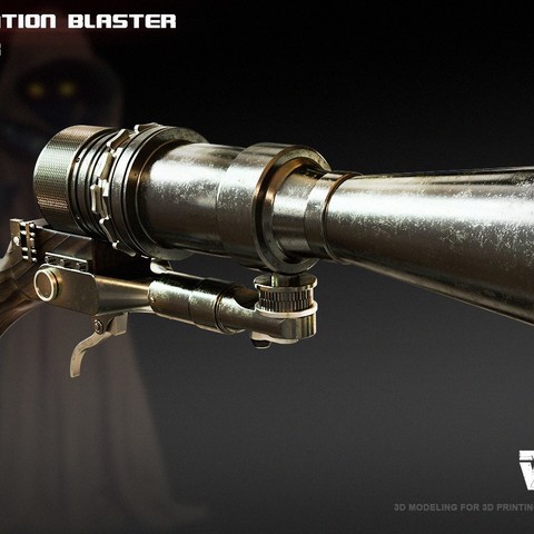 ion blaster - jawa ionización juego starwars props scalemodel cosplay 3D print model - Mito3D