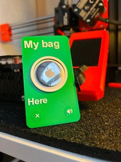 ios uygulama Artag Kulp destek elma cüzdan sırt çantası 3d print model - Mito3D