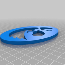 iowa hawkeye logo oval tool 3d printing 3d print model - Mito3D