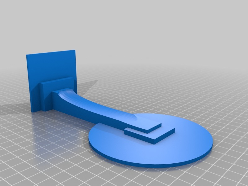 ip telecamera parete montare supporto 3D print model - Mito3D