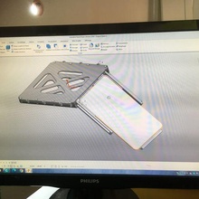 iPad Schublade Halter Unterstützung 3d print model - Mito3D