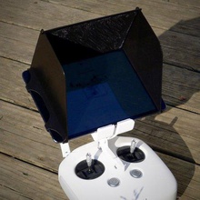 ipad mini hoodvisorshade gadget tablet viseira de sol dji fantasma 3 3d print model - Mito3D