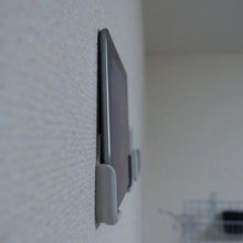 l'ipad mini 4 wall mount agrafeuse gadget kabebijin 3d print model - Mito3D