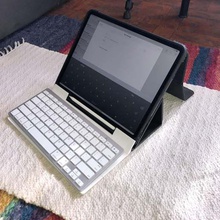 ipad pro 129 kleiner laptop stand gadget tablet Ständer 3d print model - Mito3D