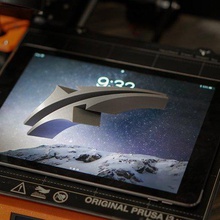 ipad Ständer faltbar klappbar Halter gadget tablet 3d print model - Mito3D