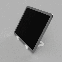 supporto ipad di lavoro confortevole strumento dispositivo stand telefono il mobile telefonico air resistente flessibile iphone apple 3d print model - Mito3D