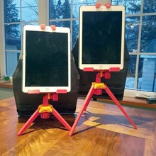 ipad tripé de apoio tiktok crianças gadget tablet suporte titular 3d print model - Mito3D