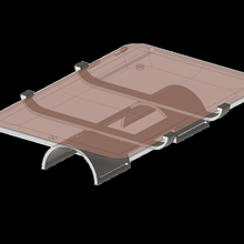 ipad bilek monte edin moda aksesuarlar velcro 3d print model - Mito3D