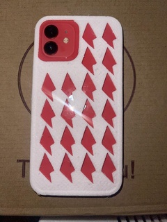 iphone12 13 poly pattern case iphone 3d print model - Mito3D
